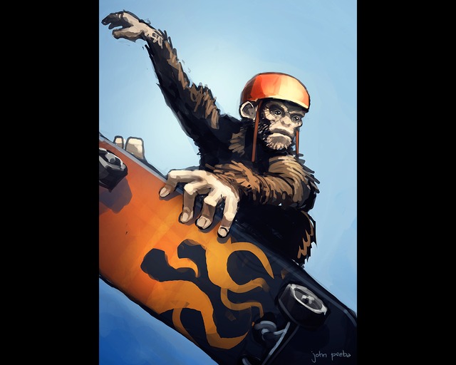 Primate Grab by john peeba
