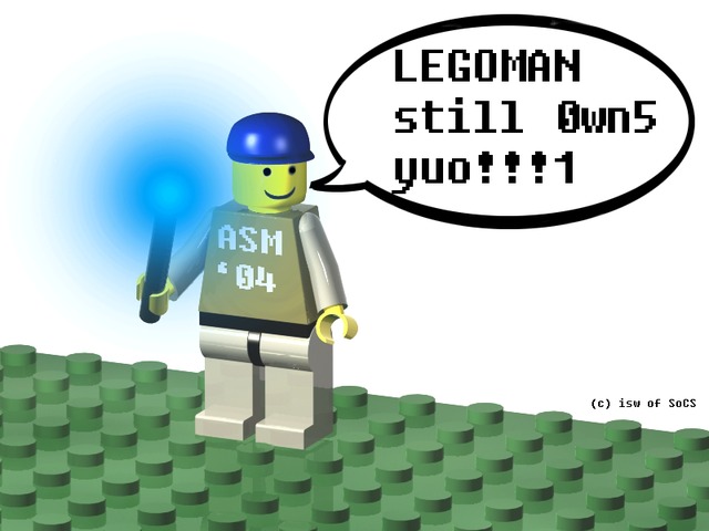 Legoman Forever by isw of SoCS