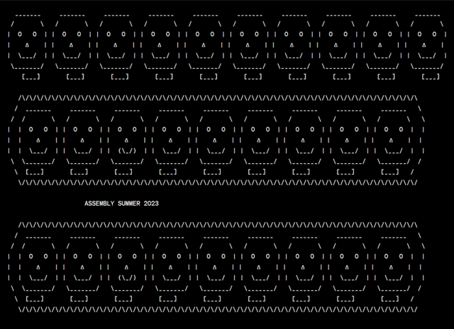 AI ASCII Assembly by Meea